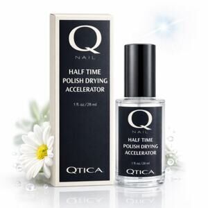 Qtica Half Time Polish Drying Accelerator 1 oz/28 ml fast Dry Nail Solution NEW